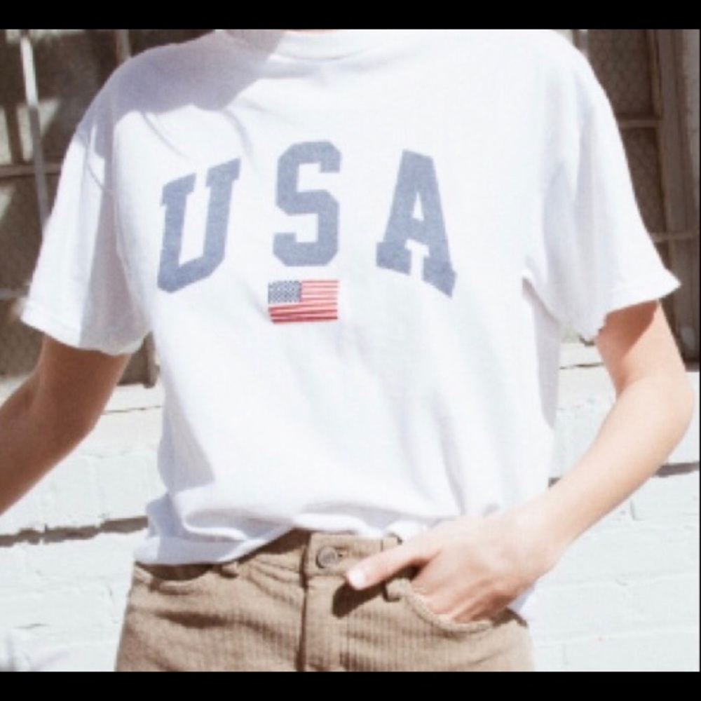 J Galt USA crop top